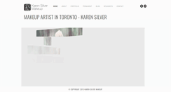 Desktop Screenshot of karensilvermakeup.com